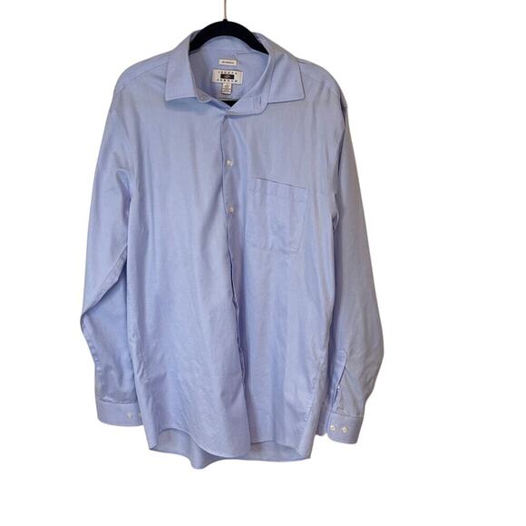 Joseph Abboud Sky Blue Dress Shirt 17 36/37 - Picture 1 of 8